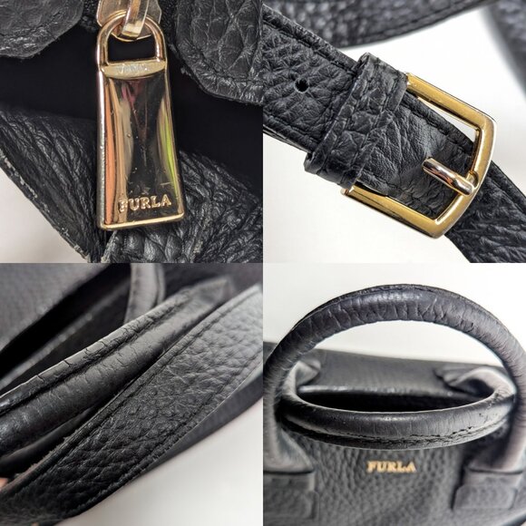 FURLA Capriccio Small Leather Tote Shoulder Bag - Picture 10 of 15